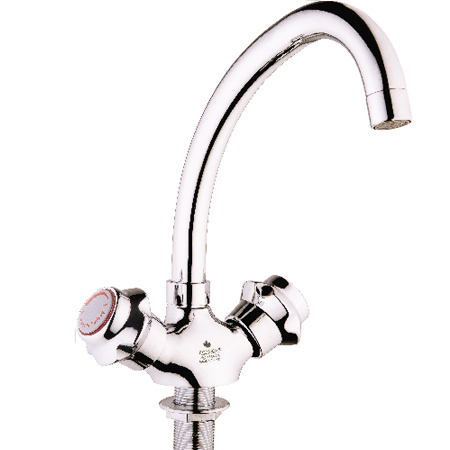 Maxi Tailed Swan Sink Faucet